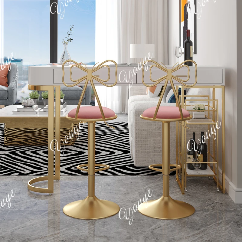 P Aesthetic Relaxing Bar Chairs Metal Pink Long Comfortable Vanity Metal Soft Bar Chairs Design With Back Sillas Trendy
P Aesthetic Relaxing Bar Chairs Metal Pink Long Comfortable Vanity Metal Soft Bar Chairs Design With Back Sillas Trendy