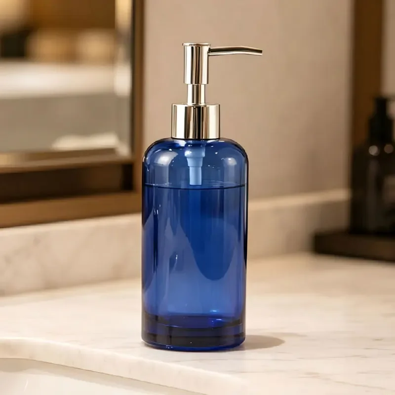 360ml soap dispenser blue glass lotion press type home stay hotel hand sanitizer shampoo bottled detergent bottle bathroom
360ml soap dispenser blue glass lotion press type home stay hotel hand sanitizer shampoo bottled detergent bottle bathroom