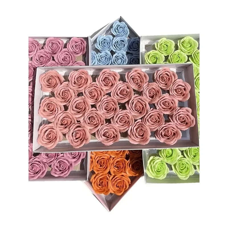 A Unique Present: 50 Soap Roses Arranged in a Triple-Layer Bouquet, These Handmade Floral Creations Offer a Lasting Fragrance
A Unique Present: 50 Soap Roses Arranged in a Triple-Layer Bouquet, These Handmade Floral Creations Offer a Lasting Fragrance