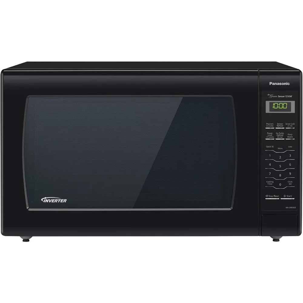 Microwave Oven NN-SN936B Black Countertop with Inverter Technology and Genius Sensor, 2.2 Cubic Foot, 1250W
Microwave Oven NN-SN936B Black Countertop with Inverter Technology and Genius Sensor, 2.2 Cubic Foot, 1250W