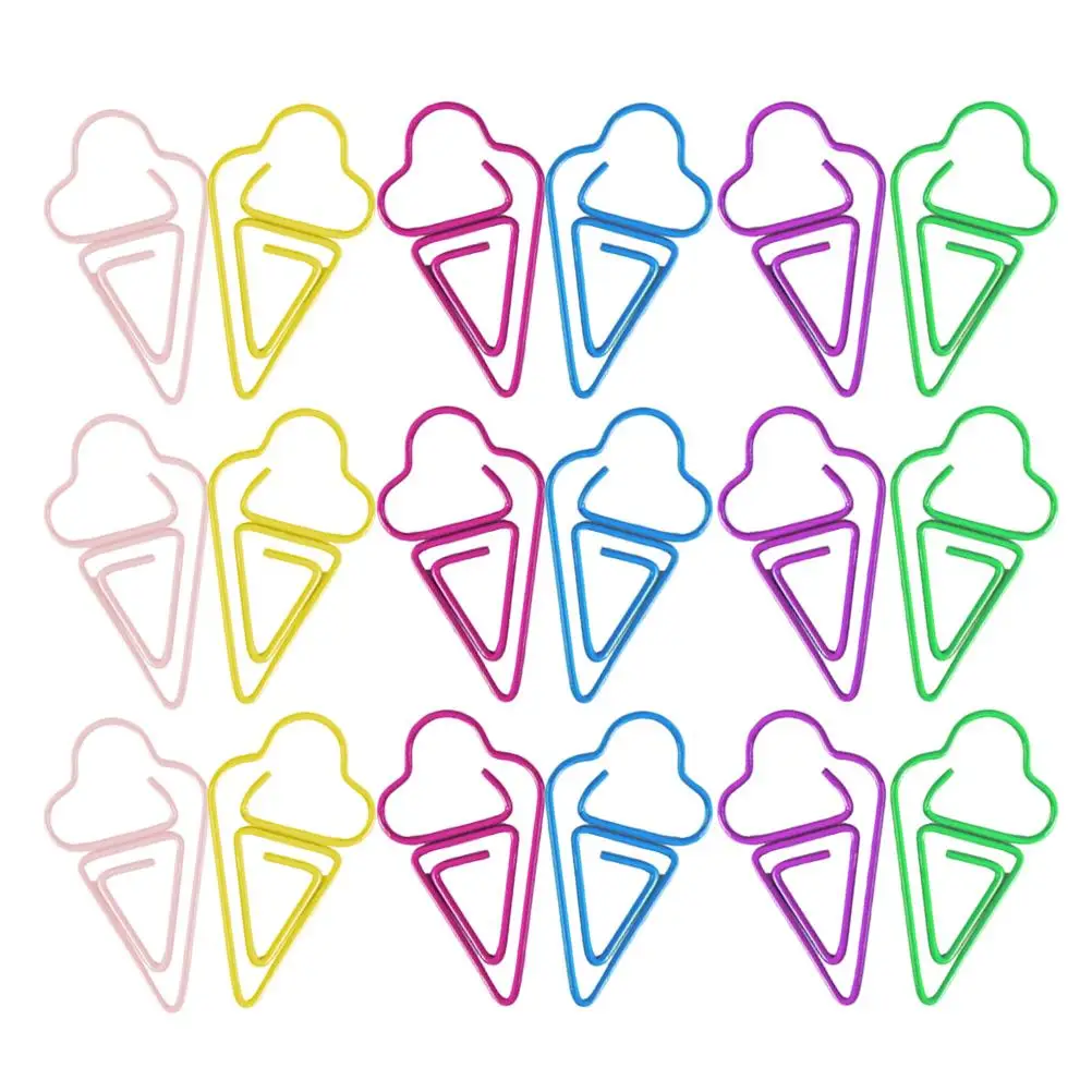 30 Pcs Ice Cream Paper Clips Cute Office Supplies Fancy Bookmarks Metal Large Size Assorted Colors Fun Desk Accessories
30 Pcs Ice Cream Paper Clips Cute Office Supplies Fancy Bookmarks Metal Large Size Assorted Colors Fun Desk Accessories