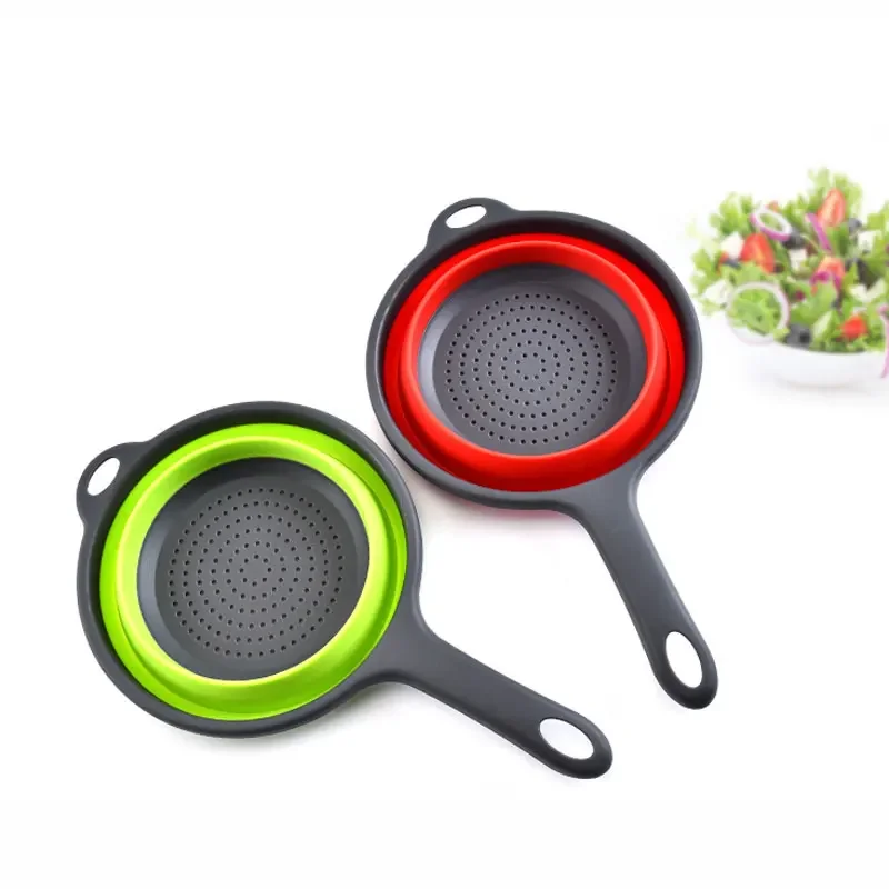 Foldable Drain Basket Silicone Collapsible Colander Bowls Fruit Vegetable Washing Basket with Handle Strainer
Foldable Drain Basket Silicone Collapsible Colander Bowls Fruit Vegetable Washing Basket with Handle Strainer