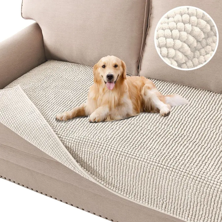 Plush Chenille Dog Bed Cover Thick Soft Sofa Cover for 3 Cushion Couch Anti Slip Couch Cover Furniture Protector for Dog, Pet, C
Plush Chenille Dog Bed Cover Thick Soft Sofa Cover for 3 Cushion Couch Anti Slip Couch Cover Furniture Protector for Dog, Pet, C