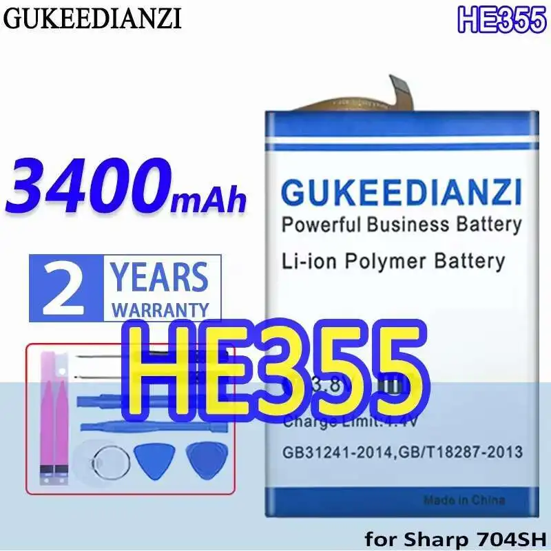 3400Mah HE355 Long-Lasting Mobile Phone Battery Premium Replacement For Sharp 704SH
3400Mah HE355 Long-Lasting Mobile Phone Battery Premium Replacement For Sharp 704SH