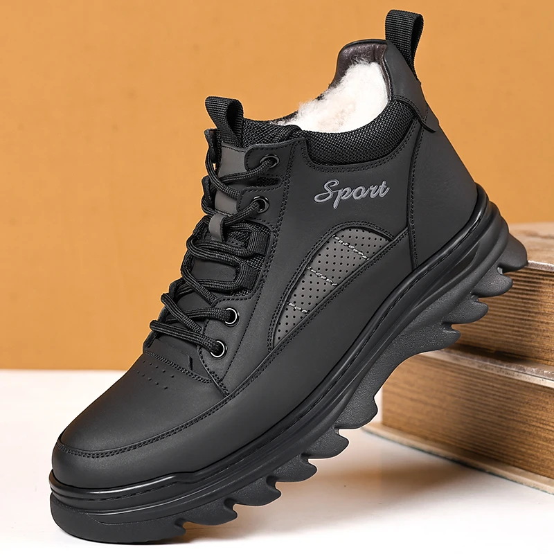 Winter shoes Outdoor Keep Warm Cotton Boots for Men Fashion Casual Platform Shoes Man High Top New Designer Ankle Boot Man
Winter shoes Outdoor Keep Warm Cotton Boots for Men Fashion Casual Platform Shoes Man High Top New Designer Ankle Boot Man