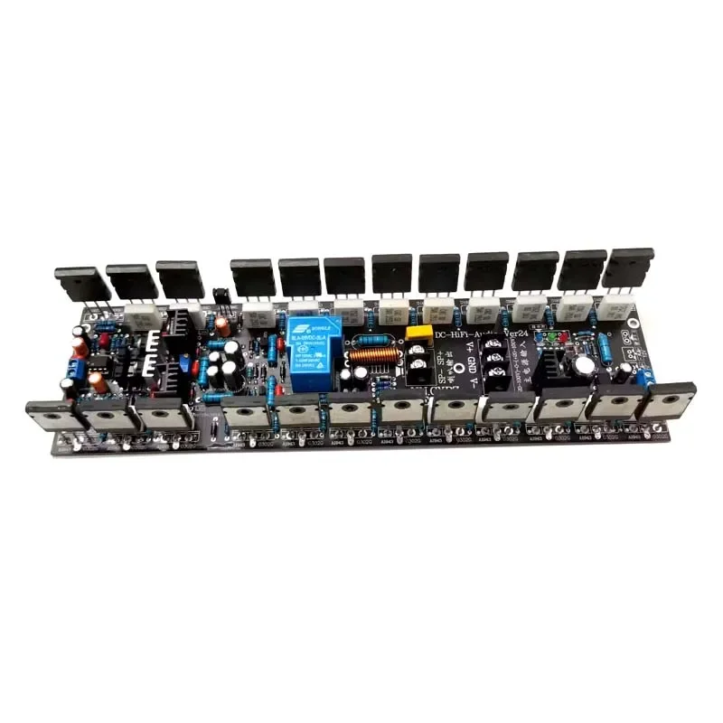 Upgraded Version Toshiba Mono 1200W Toshiba Tube 12pcs 2SC5200 + 12pcs 2SA1943 DC 20-90V HiFi Power Amplifier Board
Upgraded Version Toshiba Mono 1200W Toshiba Tube 12pcs 2SC5200 + 12pcs 2SA1943 DC 20-90V HiFi Power Amplifier Board