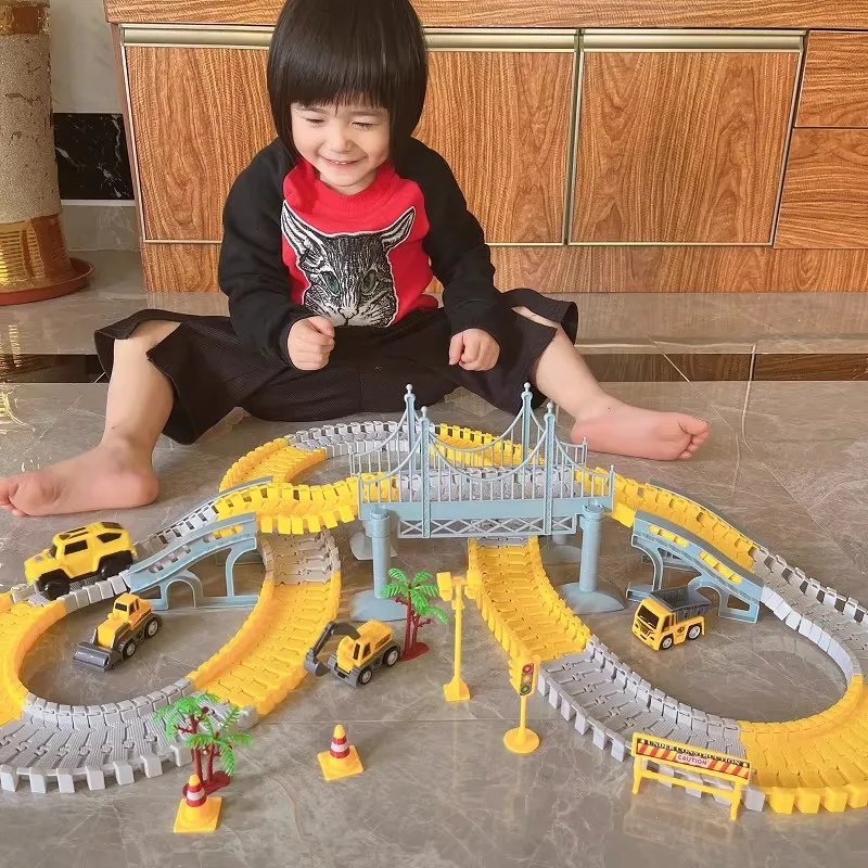 Children's DIY electric assembly track toy car engineering vehicle children's educational toy children's toy birthday gift
Children's DIY electric assembly track toy car engineering vehicle children's educational toy children's toy birthday gift