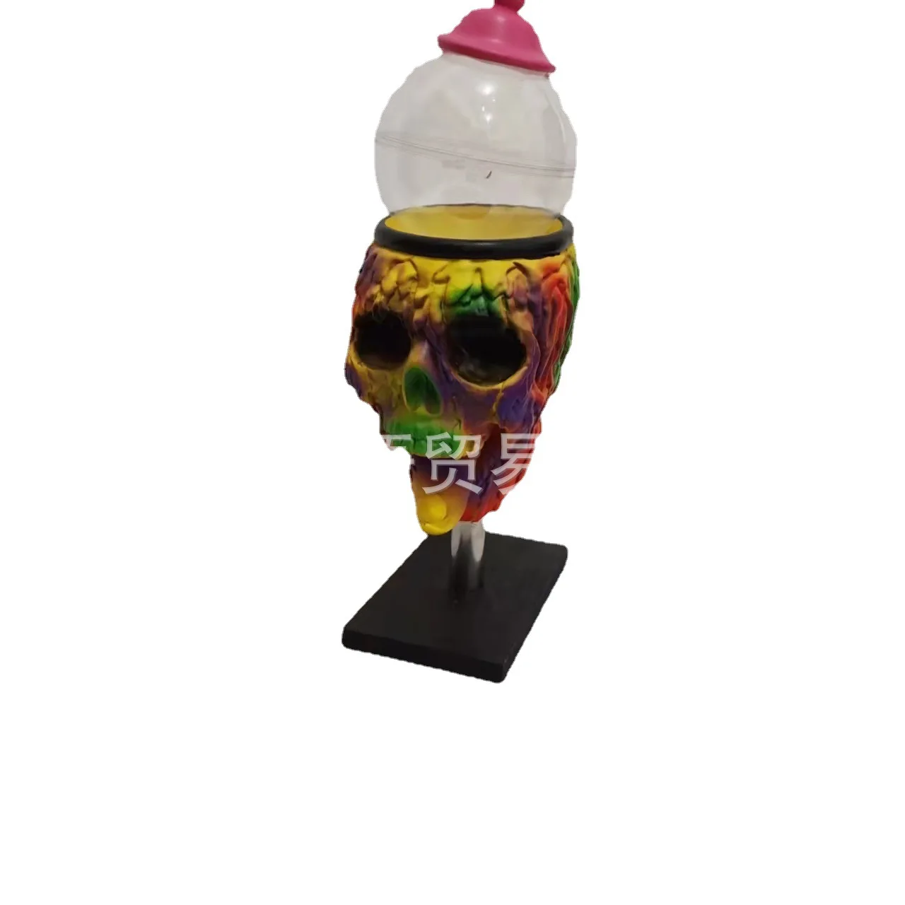 New, resin handicraft bubble skull machine, Halloween, office table ornament
New, resin handicraft bubble skull machine, Halloween, office table ornament