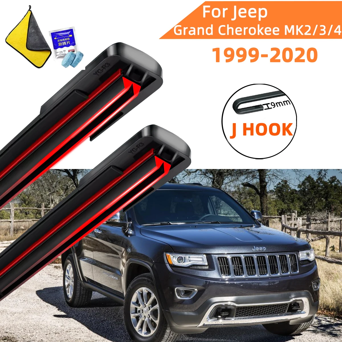 Double Rubber Car Wipers for Jeep Grand Cherokee MK2 MK3 MK4 Front Blade Brushes Cutter Automobiles Accessorie Windscreen Wiper
Double Rubber Car Wipers for Jeep Grand Cherokee MK2 MK3 MK4 Front Blade Brushes Cutter Automobiles Accessorie Windscreen Wiper