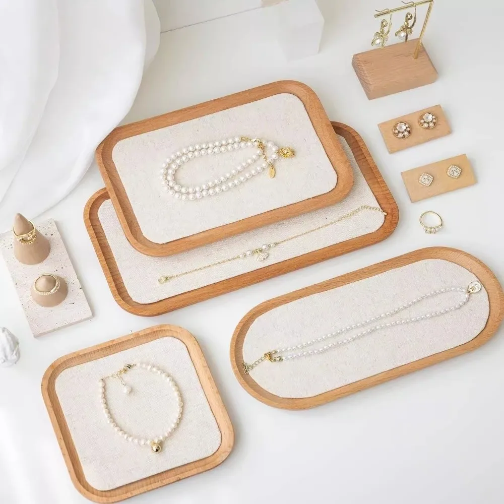 Wooden Jewelry Storage Tray Portable Stackable Design Jewelry Display Plate Multi-Functional Space-saving Bracelet Necklace Tray
Wooden Jewelry Storage Tray Portable Stackable Design Jewelry Display Plate Multi-Functional Space-saving Bracelet Necklace Tray