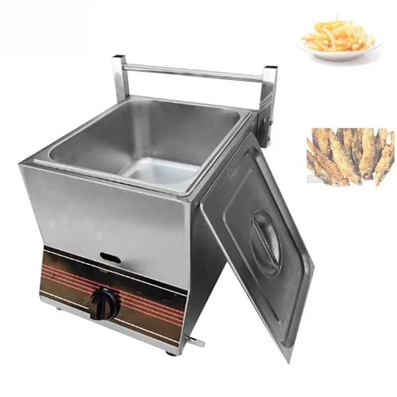 Gas Deep Fryer Removable Tanks Commercial Desktop Fryer For Chicken French Fries Machine
Gas Deep Fryer Removable Tanks Commercial Desktop Fryer For Chicken French Fries Machine