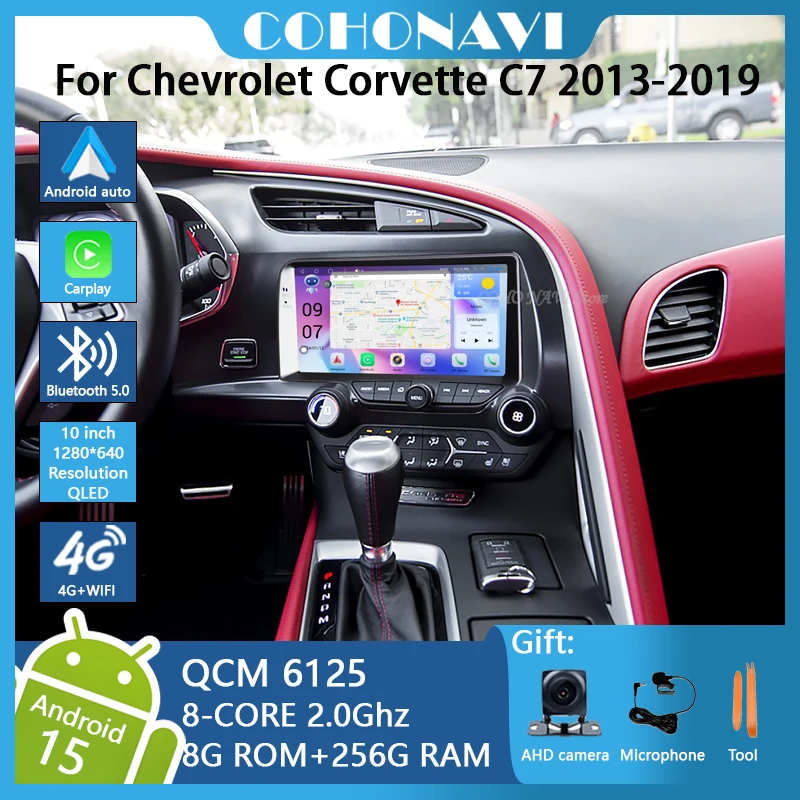 10 inch Android Radio For Chevrolet Corvette C7 Stingray 2003-2019 Multimedia Player Car GPS Navigation Wireless Carplay Stere
10 inch Android Radio For Chevrolet Corvette C7 Stingray 2003-2019 Multimedia Player Car GPS Navigation Wireless Carplay Stere
