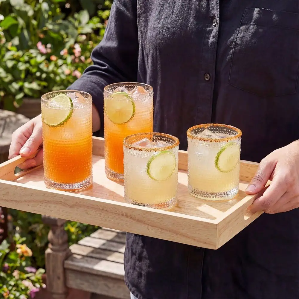 12Piece Hobnail Drinking Glasses Set, 12oz 10oz Clear Embossed Tumblers Highball And Cocktail Glassware For Bar, Kitchen, Whisk
12Piece Hobnail Drinking Glasses Set, 12oz 10oz Clear Embossed Tumblers Highball And Cocktail Glassware For Bar, Kitchen, Whisk