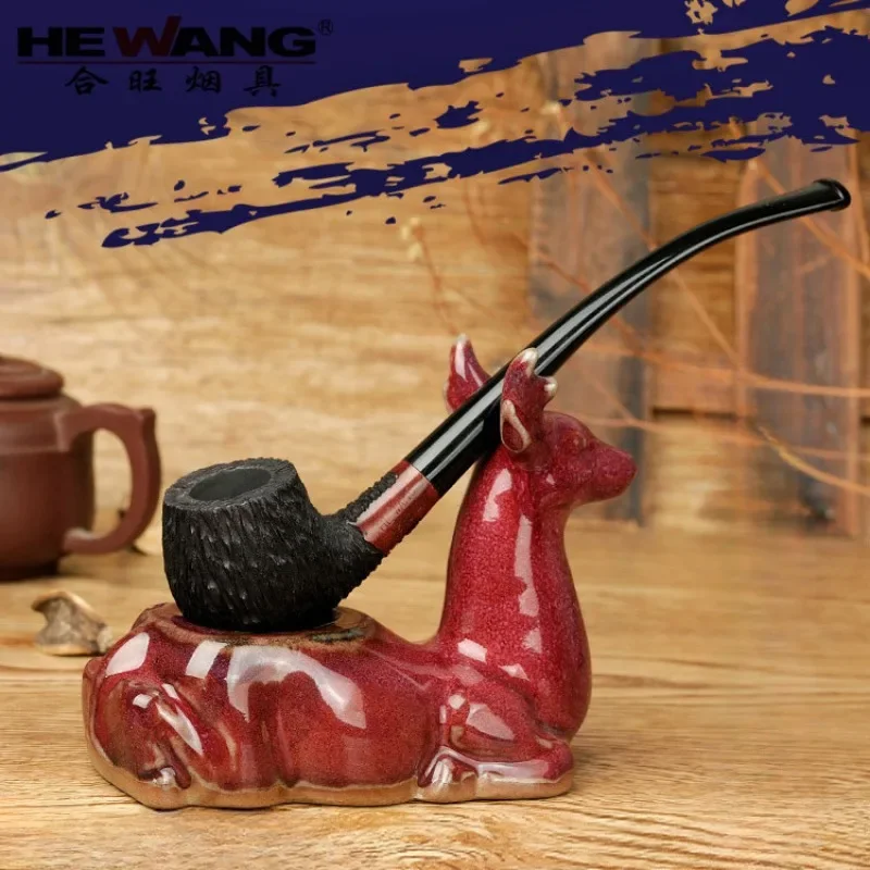 Handmade tobacco pipe 3MM filtering tobacco set solid wood tobacco pipe with Phoebe roots
Handmade tobacco pipe 3MM filtering tobacco set solid wood tobacco pipe with Phoebe roots