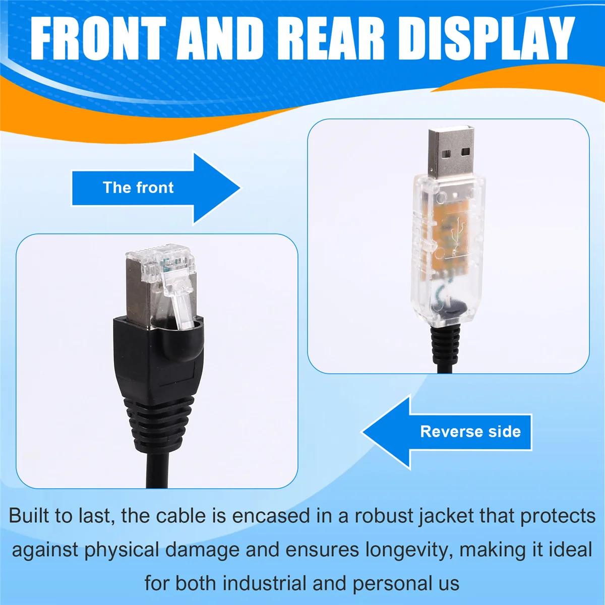 ADEGBO-Improved FTDI FT232RL Chip USB to RJ45 Cable RS485 Serial Port Delta IFD6500 B
ADEGBO-Improved FTDI FT232RL Chip USB to RJ45 Cable RS485 Serial Port Delta IFD6500 B