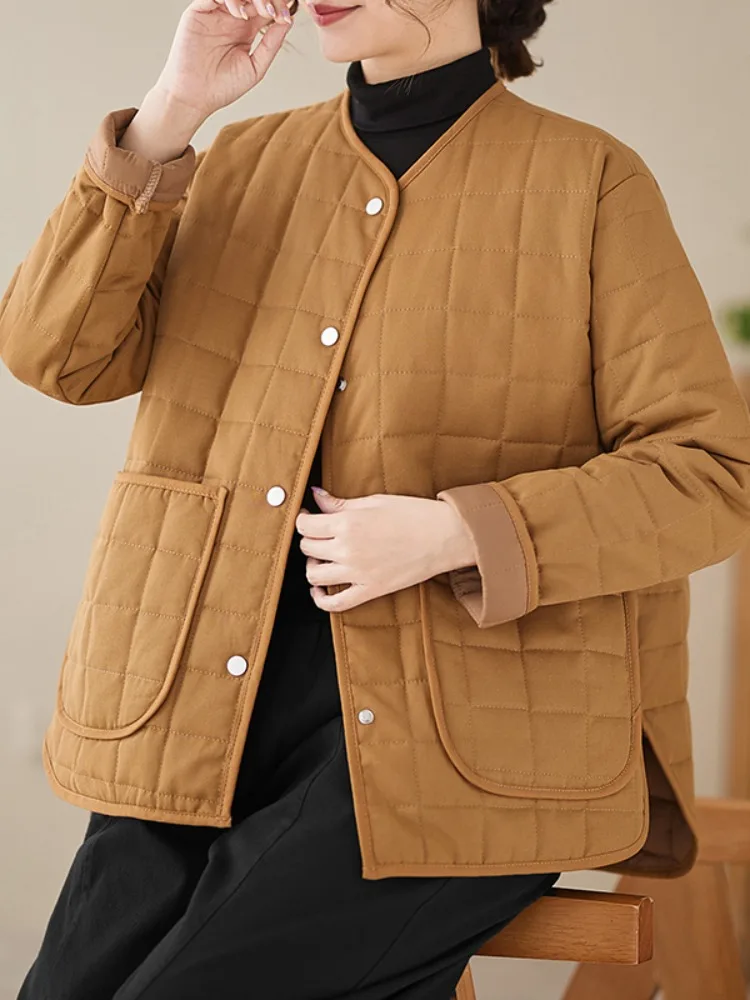 Легкая тонкая хлопковая куртка-жакет для дома, женская зимняя теплая верхняя одежда, мягкая ткань, хлопковая одежда для мам
Легкая тонкая хлопковая куртка-жакет для дома, женская зимняя теплая верхняя одежда, мягкая ткань, хлопковая одежда для мам