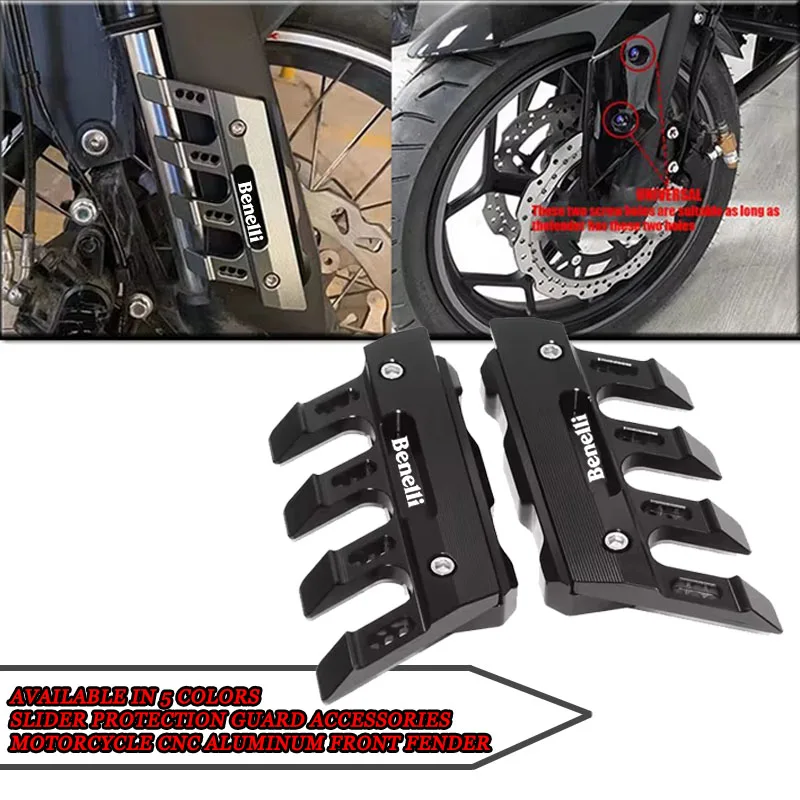 Для BENELLI 752 752S TRK251 125 502 TRK502X мотоциклетное крыло, защита передней вилки, защитный блок, слайдер переднего крыла, аксессуары
Для BENELLI 752 752S TRK251 125 502 TRK502X мотоциклетное крыло, защита передней вилки, защитный блок, слайдер переднего крыла, аксессуары