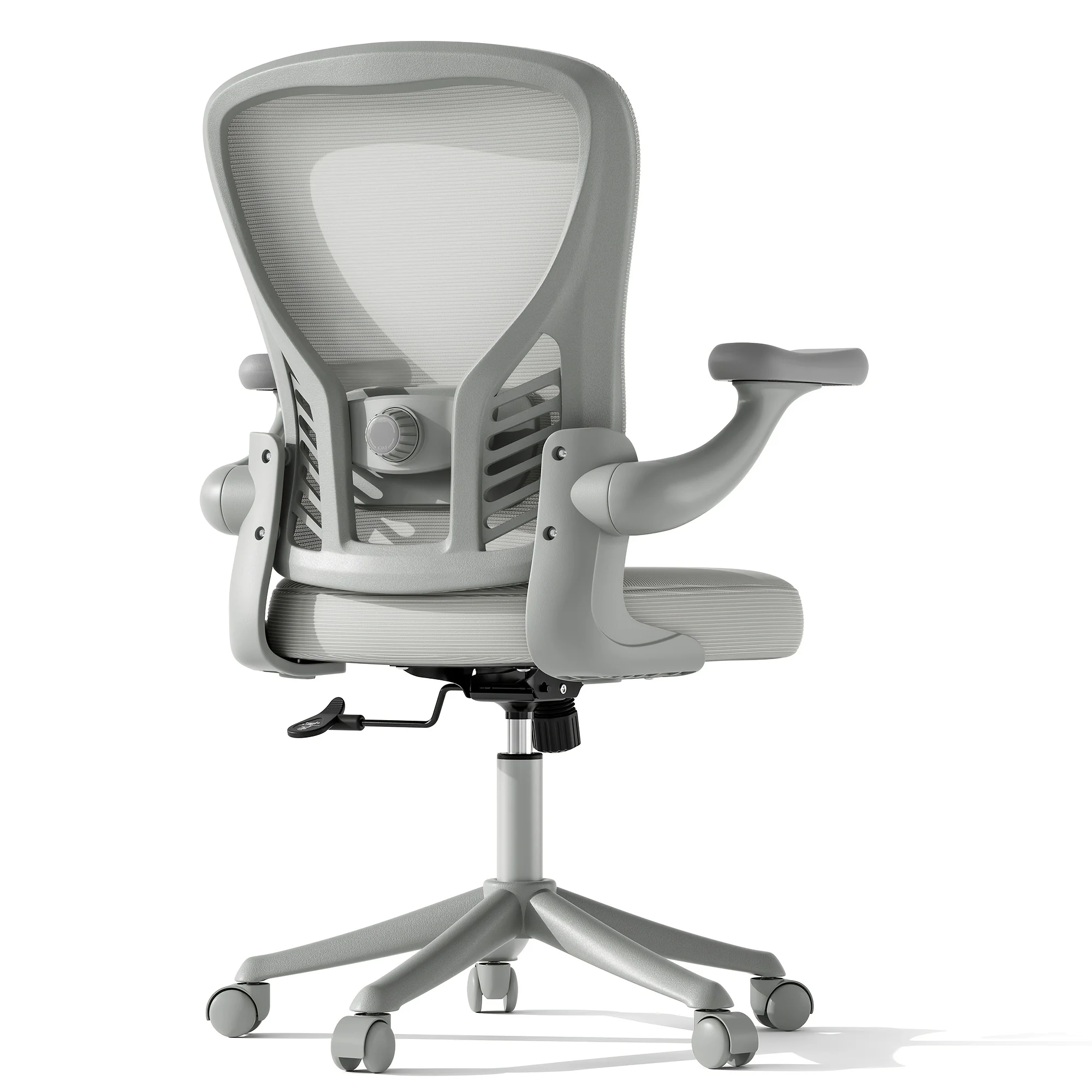 Ergonomic Mesh Office Chair with Adjustable Lumbar Support & 3D Flip-Up Arms - Breathable Mesh Back &, Swivel Rolling Task Chair Suitable for Home Office, Computer Desk - Adjustable Height, Lumbar Adjustment, Arm Flip-Up Mechanism
Ergonomic Mesh Office Chair with Adjustable Lumbar Support & 3D Flip-Up Arms - Breathable Mesh Back &, Swivel Rolling Task Chair Suitable for Home Office, Computer Desk - Adjustable Height, Lumbar Adjustment, Arm Flip-Up Mechanism