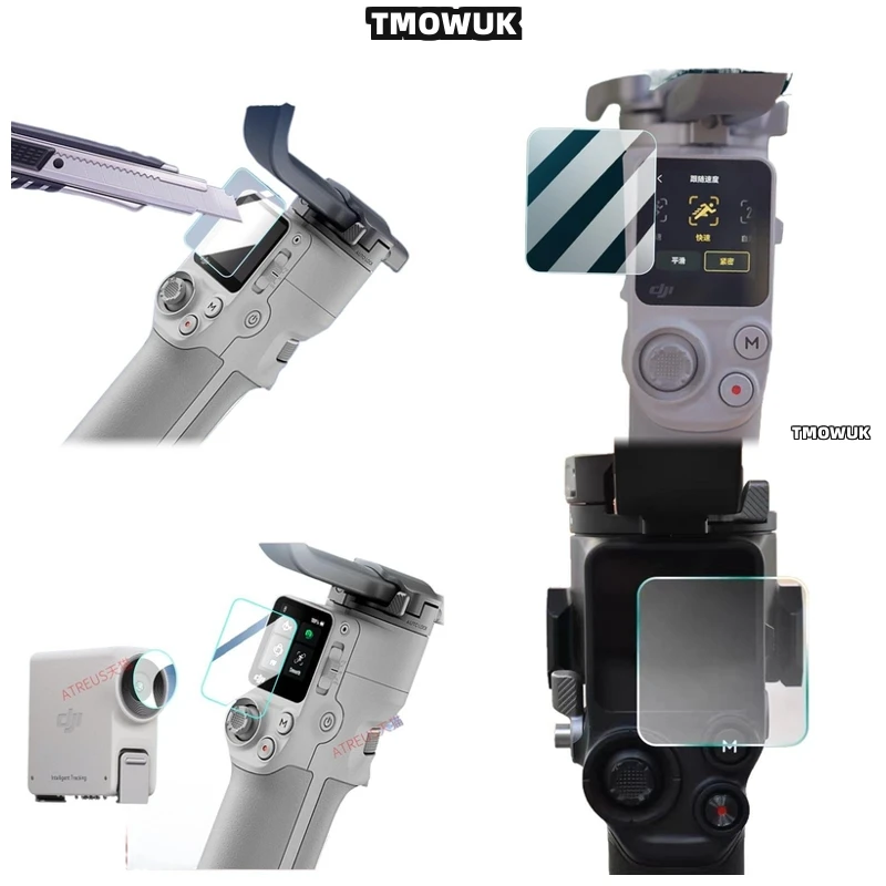 For DJI RS 2 3 Mini RSC2 3 Pro 4 Pro Mini DJI Focus Pro - Scratch - Resistant Tempered Glass Screen And Lens Guards
For DJI RS 2 3 Mini RSC2 3 Pro 4 Pro Mini DJI Focus Pro - Scratch - Resistant Tempered Glass Screen And Lens Guards