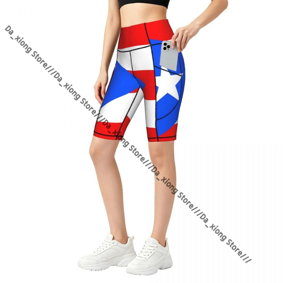 Women High Waist Yoga Shorts Puerto Rico Flag Stretch Hip Lifting Quick Dry Fitness Sports Shorts
Women High Waist Yoga Shorts Puerto Rico Flag Stretch Hip Lifting Quick Dry Fitness Sports Shorts