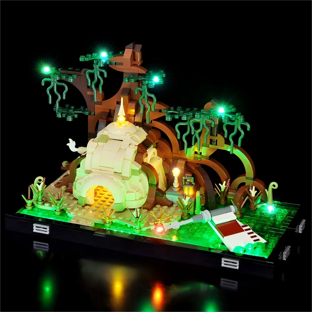Комплект светодиодного освещения LYBMTWF, совместимый с Lego 75330, модель диорамы для обучения джедая Киндбау (не включает модели кирпичей)
Комплект светодиодного освещения LYBMTWF, совместимый с Lego 75330, модель диорамы для обучения джедая Киндбау (не включает модели кирпичей)