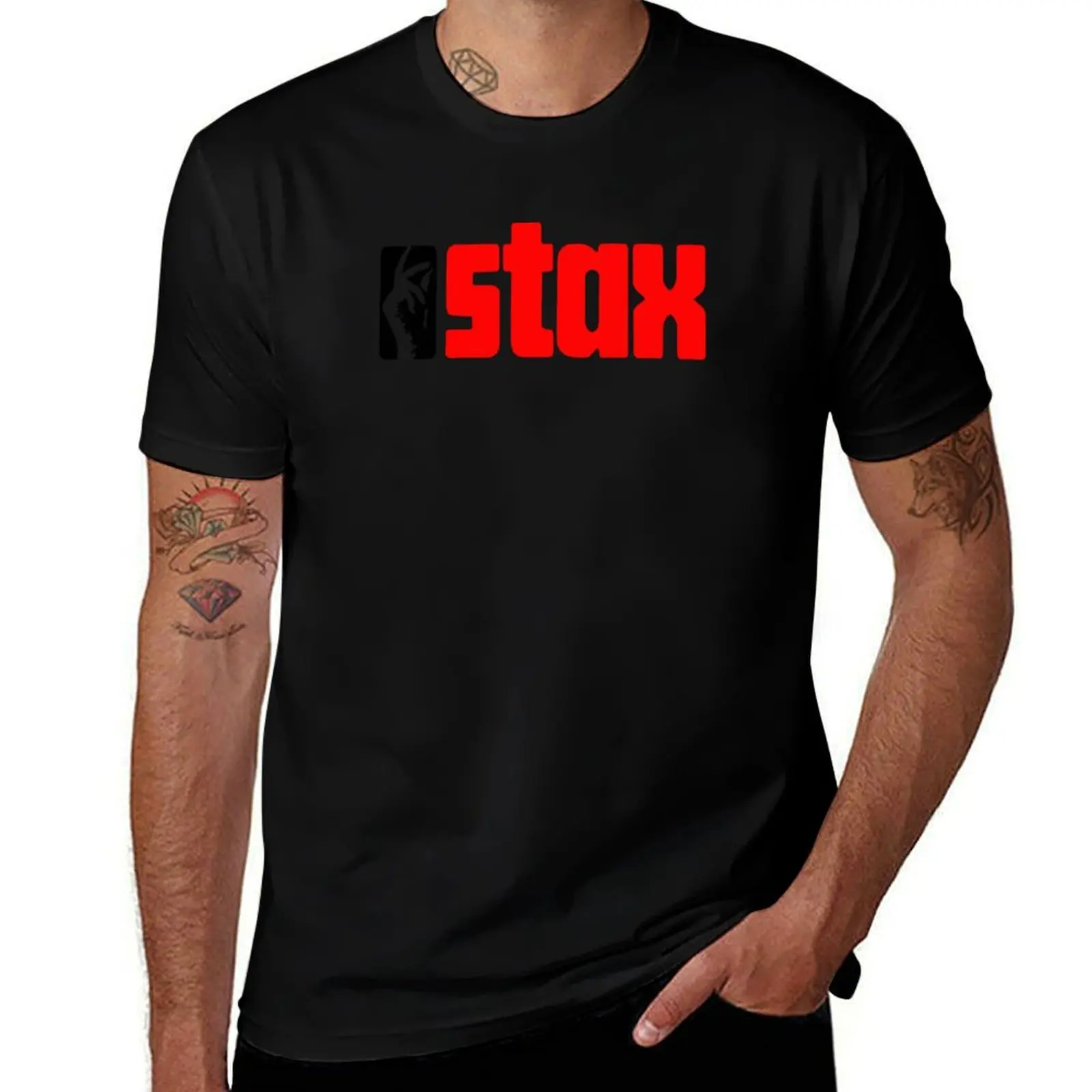 Stax records classic label T-Shirt graphics funny costumes rapper graphic tees Men's cotton t-shirt
Stax records classic label T-Shirt graphics funny costumes rapper graphic tees Men's cotton t-shirt