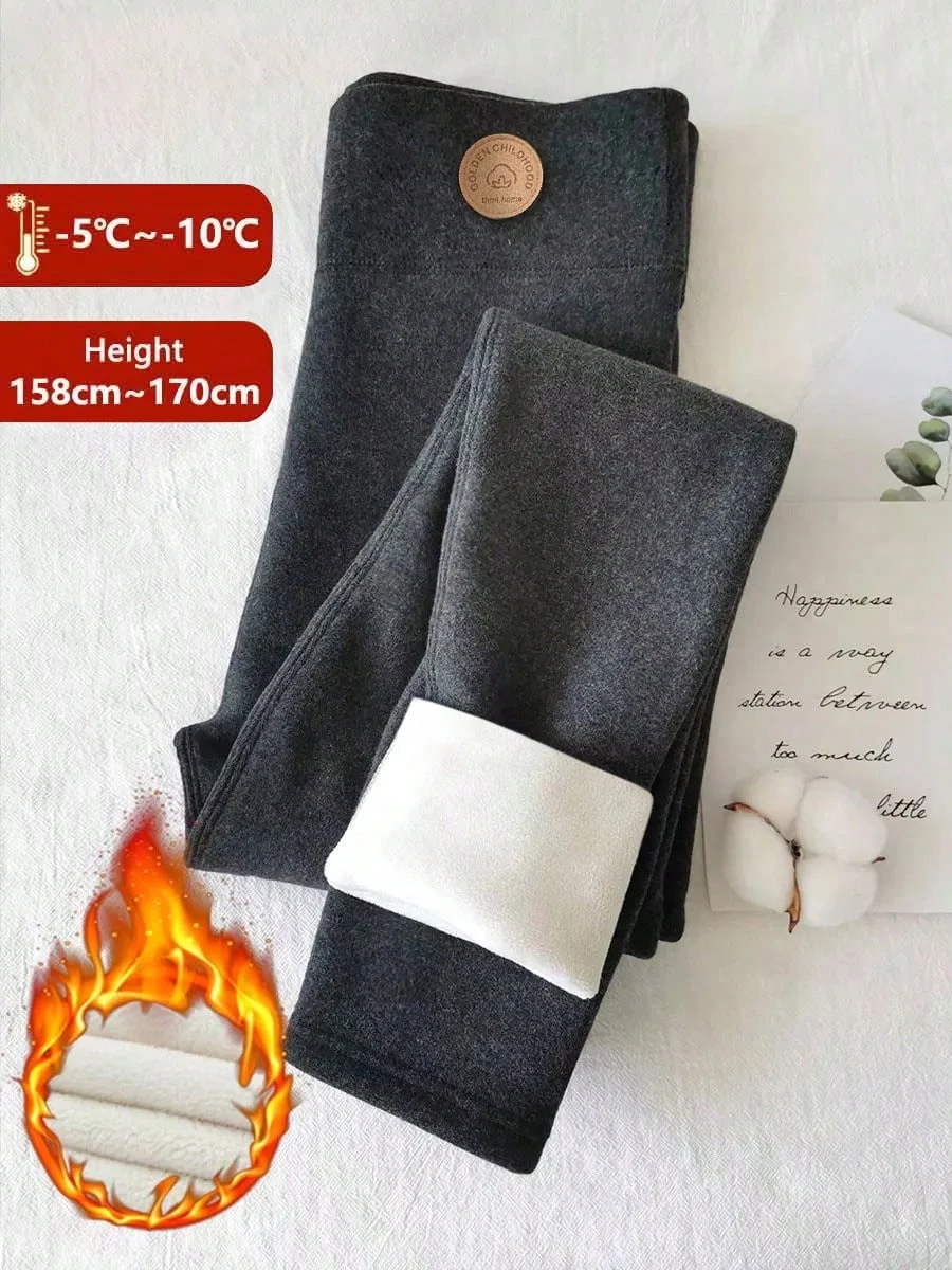 Women's Winter Leggings Thermal Velvet Cotton Slimming Tights with Fleece Pant Grey Stretch Gray Thick Warm Thermo Leggings for
Women's Winter Leggings Thermal Velvet Cotton Slimming Tights with Fleece Pant Grey Stretch Gray Thick Warm Thermo Leggings for