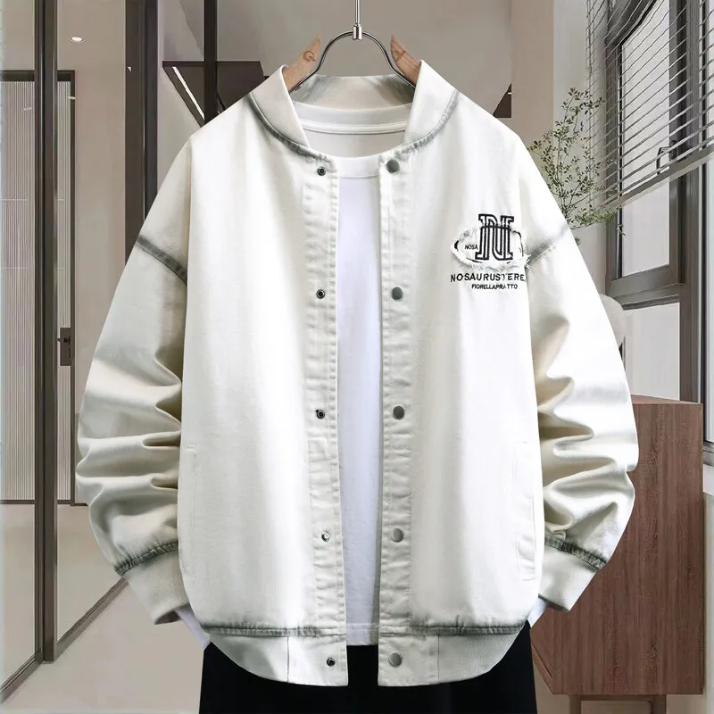2025 spring fashion brand American high street stitched lapel jacket men's loose and versatile casual jacket
2025 spring fashion brand American high street stitched lapel jacket men's loose and versatile casual jacket