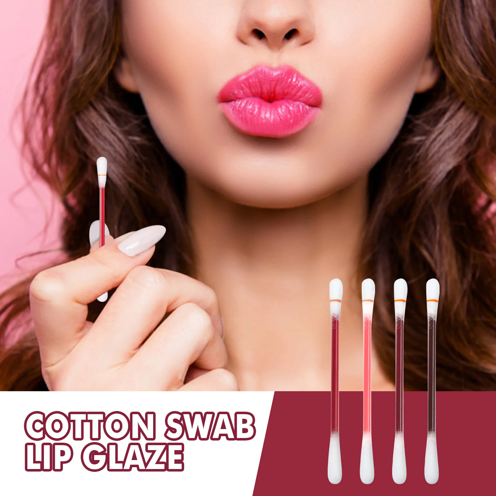 Eelhoe Cotton Swab Lip Gloss Disposable Lipstick Cotton Swab Lip Gloss Portable Beauty Not Easy To Stick To Cup Lipstick Lip Dye
Eelhoe Cotton Swab Lip Gloss Disposable Lipstick Cotton Swab Lip Gloss Portable Beauty Not Easy To Stick To Cup Lipstick Lip Dye