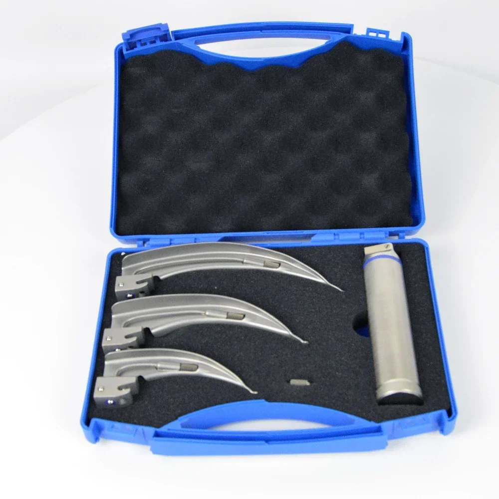 MAYA Medical adult laryngoscope with straight blade MY-G054 short stubby handle laryngoscope set
MAYA Medical adult laryngoscope with straight blade MY-G054 short stubby handle laryngoscope set