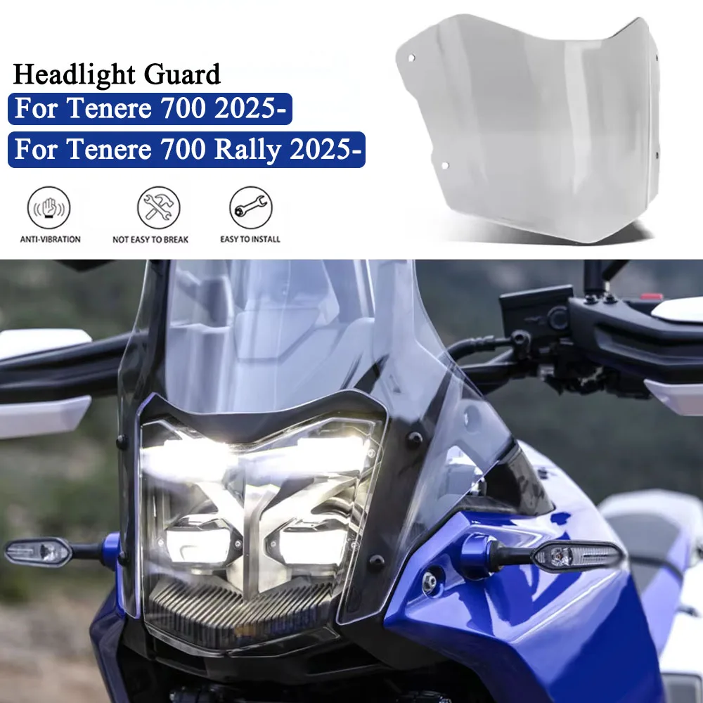 Fit For YAMAHA Tenere 700 Tenere700 Rally T7 2025- Motorcycle Accessories Front Headlight Protector Head Light Guard Lense Cover
Fit For YAMAHA Tenere 700 Tenere700 Rally T7 2025- Motorcycle Accessories Front Headlight Protector Head Light Guard Lense Cover