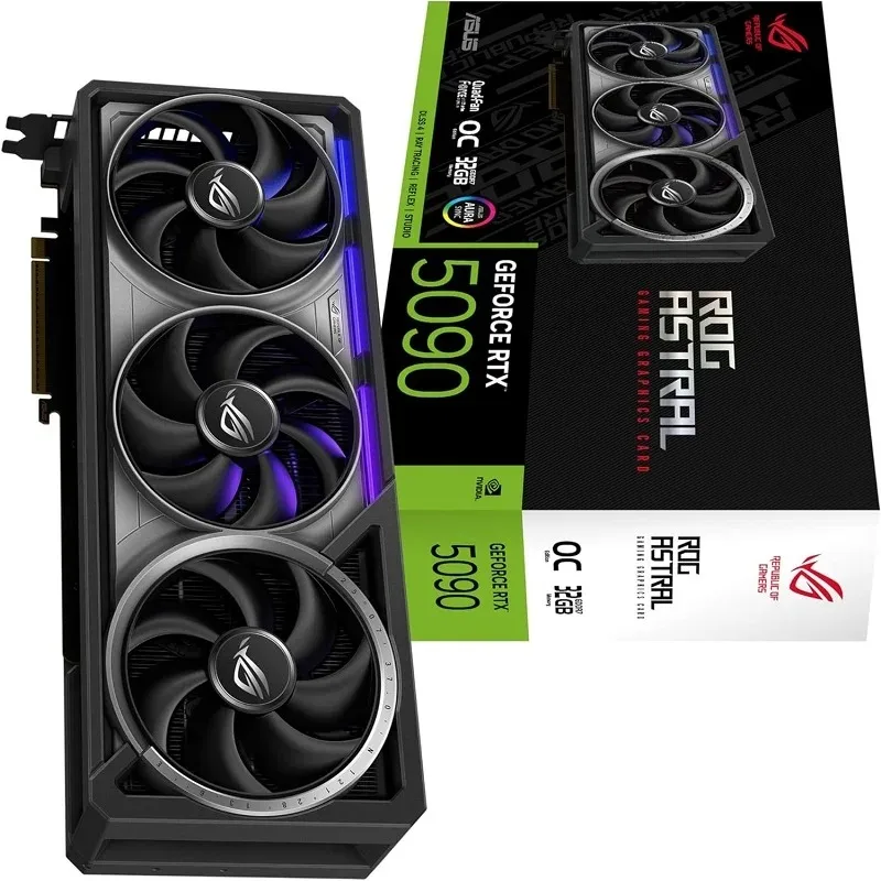 BRAND NEW ASUS ROG Astral GeForce RTX™ 5090 OC Edition Gaming Graphics Card (PCIe® 5.0, 32GB GDDR7, HDMI®/DP 2.1, 3.8-Slot, 4
BRAND NEW ASUS ROG Astral GeForce RTX™ 5090 OC Edition Gaming Graphics Card (PCIe® 5.0, 32GB GDDR7, HDMI®/DP 2.1, 3.8-Slot, 4
