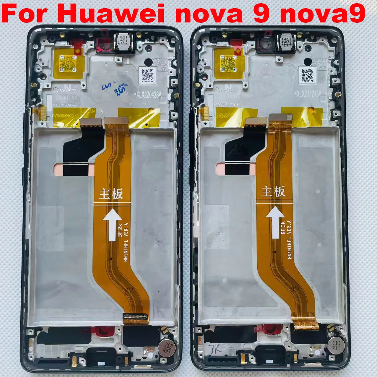 Оригинальный 6,57 "Лучший для Huawei nova 9 nova 9 NAM-AL00, NAM-LX9, дигитайзер сенсорного экрана, ЖК-экран в сборе с рамкой
Оригинальный 6,57 "Лучший для Huawei nova 9 nova 9 NAM-AL00, NAM-LX9, дигитайзер сенсорного экрана, ЖК-экран в сборе с рамкой