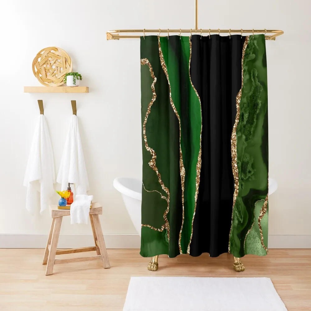 Abstract Emerald Green & Gold Modern Geode Agate Design Shower Curtain Bathroom Accessorys Bathroom And Shower Products Curtain
Abstract Emerald Green & Gold Modern Geode Agate Design Shower Curtain Bathroom Accessorys Bathroom And Shower Products Curtain