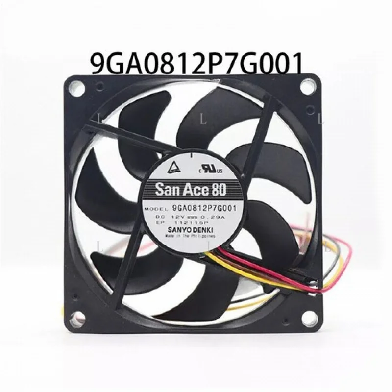 L для SANYO 12 В 0,29 А 80*80*15 мм 4-проводной ШИМ 9GA0812P7G001 электрический охлаждающий вентилятор для шкафа
L для SANYO 12 В 0,29 А 80*80*15 мм 4-проводной ШИМ 9GA0812P7G001 электрический охлаждающий вентилятор для шкафа