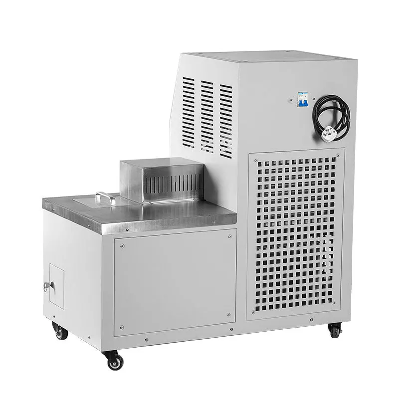 Compressed cold liquid mechanism detector Freezer cooling metal precision tester
Compressed cold liquid mechanism detector Freezer cooling metal precision tester