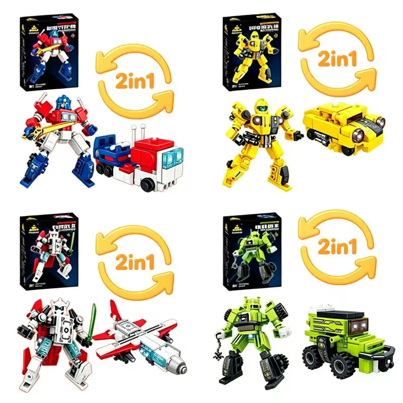 2in1 Transformers Lega Optimus Prima Building Blocks Bumblebee Brick Toys Cybertron Robot Model For Children Birthday Gifts
2in1 Transformers Lega Optimus Prima Building Blocks Bumblebee Brick Toys Cybertron Robot Model For Children Birthday Gifts