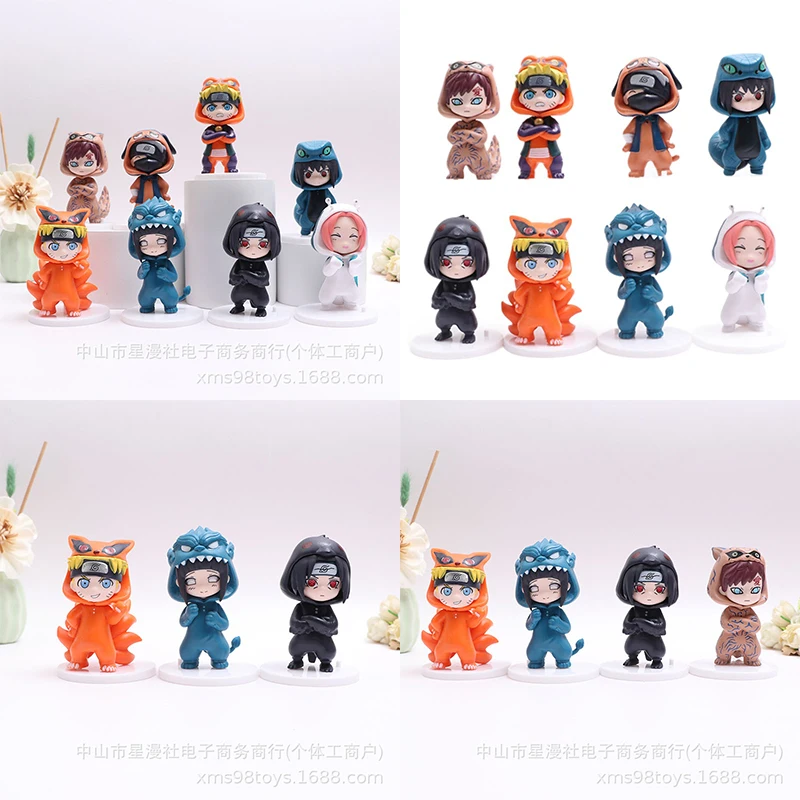 8pcs Naruto Uzumaki Children's Cross Dressing Series Toys Anime Characters Boys Girls Bedroom Tabletop Accessories Toys Gifts
8pcs Naruto Uzumaki Children's Cross Dressing Series Toys Anime Characters Boys Girls Bedroom Tabletop Accessories Toys Gifts