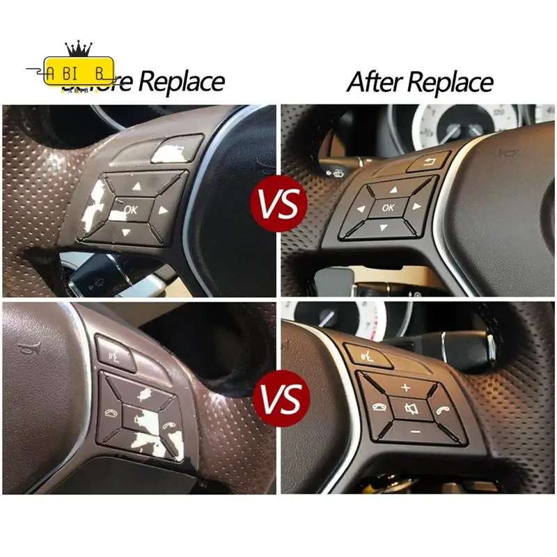 ABIB -W212 Car Steering Wheel Control Menu Switch Button Cover Volume For BENZ C GLK E A Class W156 W246 ,Silver
ABIB -W212 Car Steering Wheel Control Menu Switch Button Cover Volume For BENZ C GLK E A Class W156 W246 ,Silver