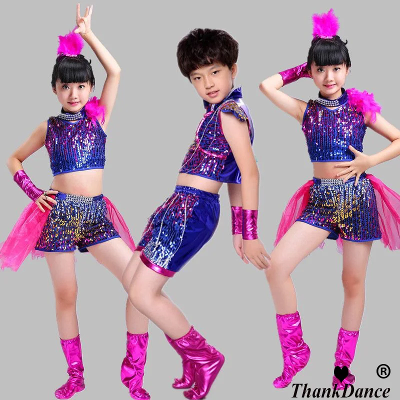 Children jazz dance stage costumes girls sequins children modern dance hip-hop stage performance costumes Music Festival Clothes
Children jazz dance stage costumes girls sequins children modern dance hip-hop stage performance costumes Music Festival Clothes