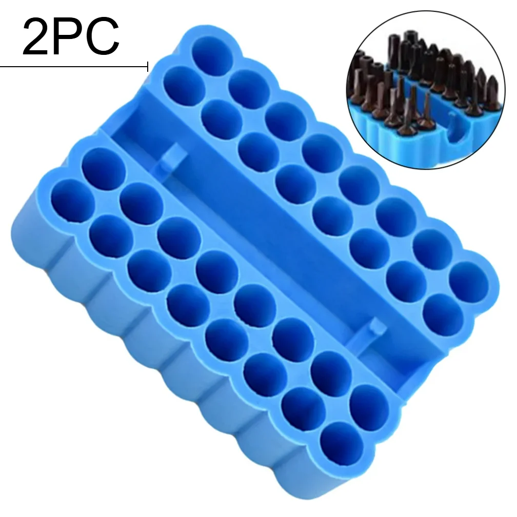 2pcs Bit Holder 32 Holes Bit Hex Shank Organiser Screwdriver Bit Holder Drill For Storage For 6.35MM Shank Storage Box
2pcs Bit Holder 32 Holes Bit Hex Shank Organiser Screwdriver Bit Holder Drill For Storage For 6.35MM Shank Storage Box