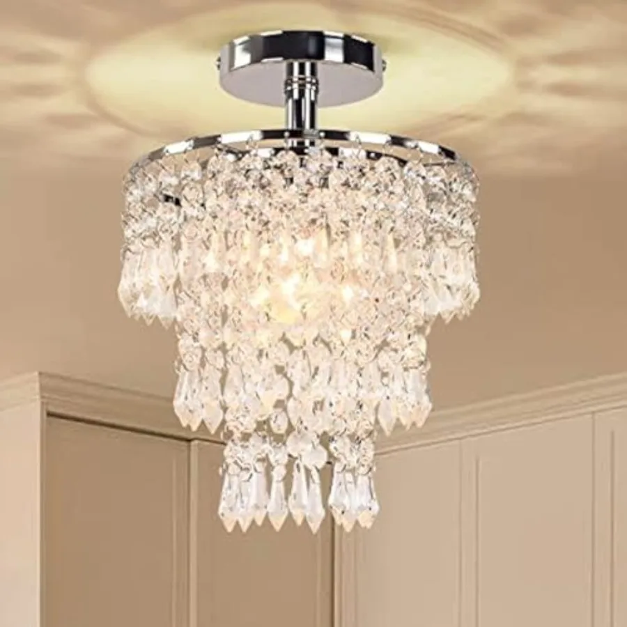 Small Crystal Chandelier Led Crystal Ceiling Lights 3 Tiers Crystal Raindrops Chandelier Pendant Lighting Fixture Decoration fo
Small Crystal Chandelier Led Crystal Ceiling Lights 3 Tiers Crystal Raindrops Chandelier Pendant Lighting Fixture Decoration fo