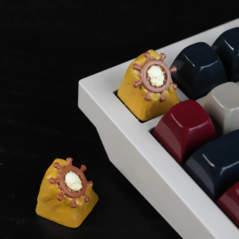 Creative personalized keycaps Skull rudder three-dimensional keycaps Resin original peripherals Single cross mechanical keycap g
Creative personalized keycaps Skull rudder three-dimensional keycaps Resin original peripherals Single cross mechanical keycap g
