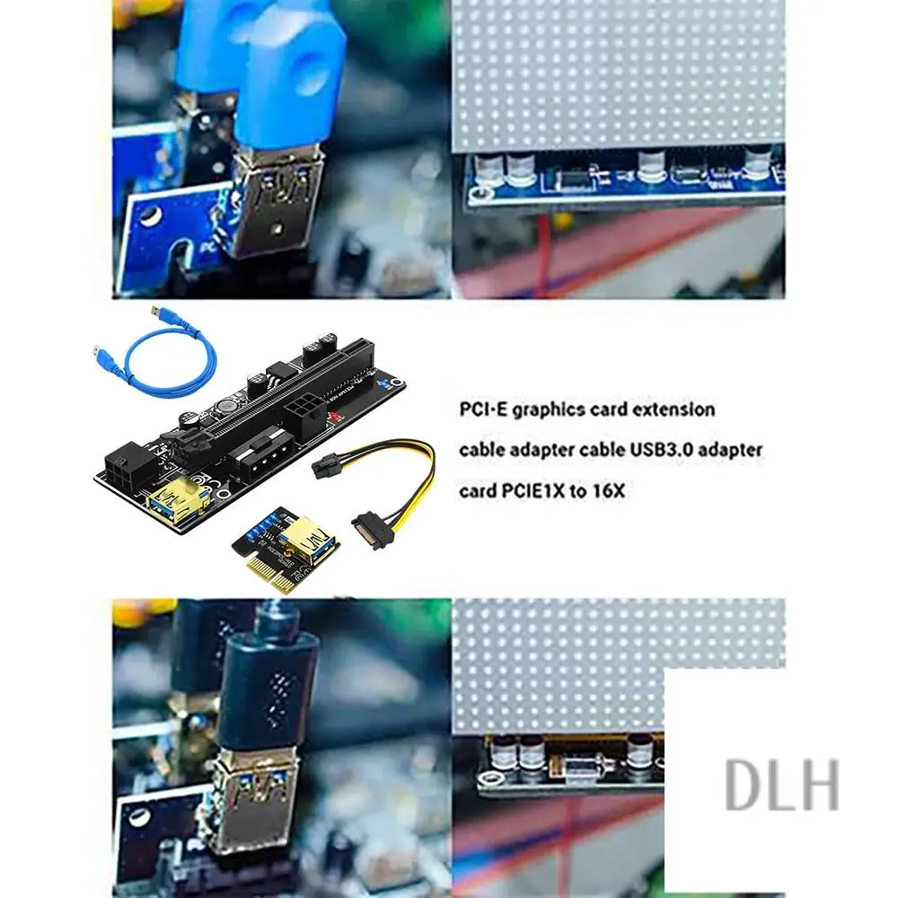 VO-Новая версия 009S Plus PCI-E 1X–16X USB3.0 60Cm SATA3.0 Графическая карта с синей вспышкой для майнера BTC
VO-Новая версия 009S Plus PCI-E 1X–16X USB3.0 60Cm SATA3.0 Графическая карта с синей вспышкой для майнера BTC