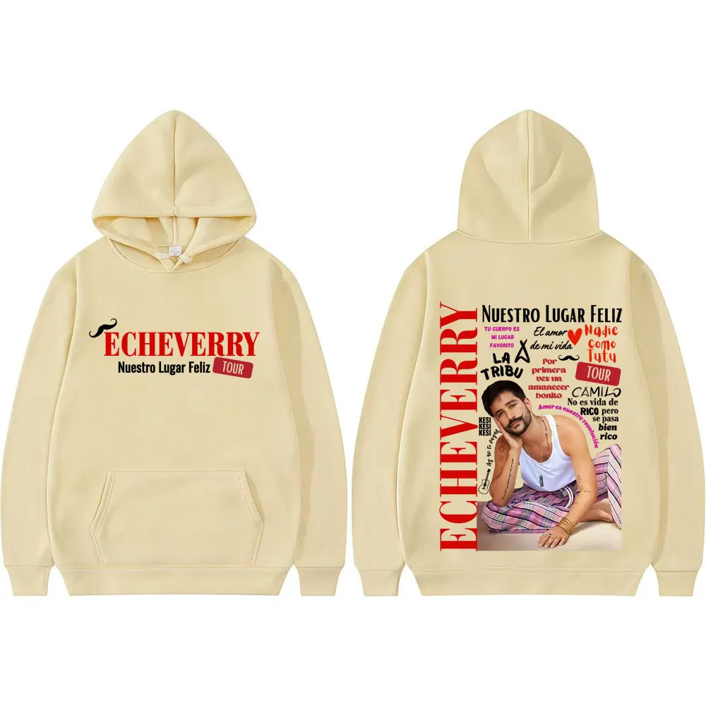 Camilo Echeverry Ncestro Lugar Feliz Tour Album 2025 Graphics Hoodie Men Women Hip Hop Street Sweatshirts High Quality Pullovers
Camilo Echeverry Ncestro Lugar Feliz Tour Album 2025 Graphics Hoodie Men Women Hip Hop Street Sweatshirts High Quality Pullovers