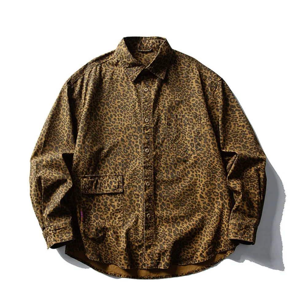 Japanese Retro Leopard Print Camouflage Long Sleeved Shirt Men's and Women's Outdoor Functional Top
Japanese Retro Leopard Print Camouflage Long Sleeved Shirt Men's and Women's Outdoor Functional Top