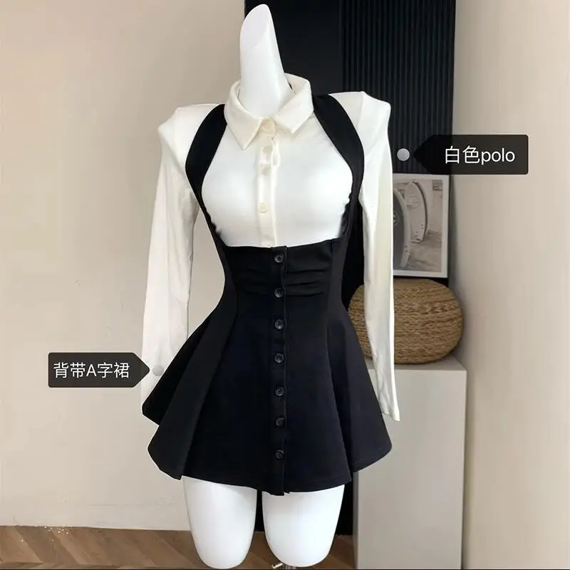Korean Y2k Two Piece Sets Fall Outfits Office Women Skirt Sets Lapel Cardigan Crop Tops + Suspender Mini Skirt Clothes p1274
Korean Y2k Two Piece Sets Fall Outfits Office Women Skirt Sets Lapel Cardigan Crop Tops + Suspender Mini Skirt Clothes p1274