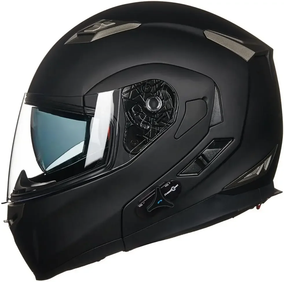 Bluetooth Integrated Modular Flip up Full Face Motorcycle Helmet Sun Shield Mp3 Intercom Model 953/953 PRO
Bluetooth Integrated Modular Flip up Full Face Motorcycle Helmet Sun Shield Mp3 Intercom Model 953/953 PRO