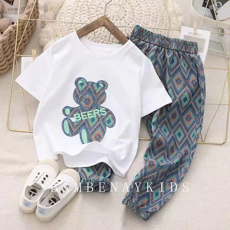 Kids Boys Summer Set 2023 New Boys Fashionable Small and Medium Childrens Clothing Upscale Boy Baby Clothing Trend
Kids Boys Summer Set 2023 New Boys Fashionable Small and Medium Childrens Clothing Upscale Boy Baby Clothing Trend