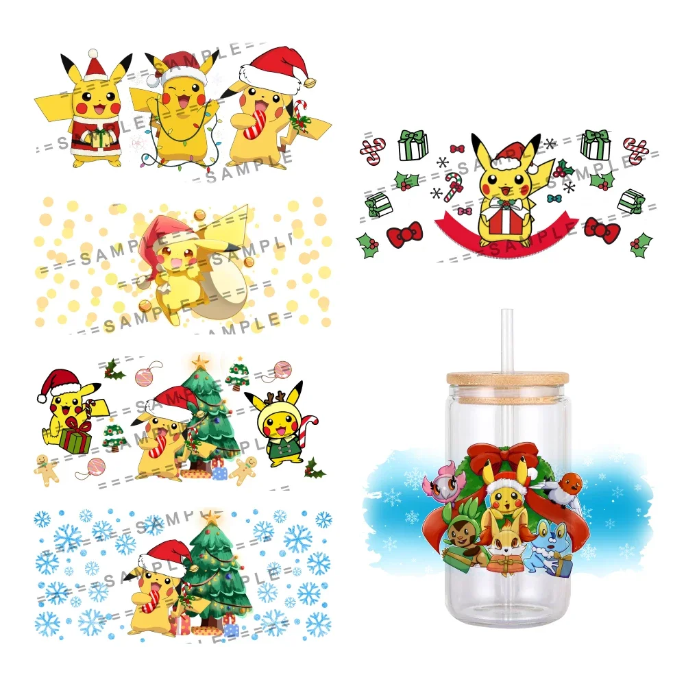 Christmas Japanese Cartoom Pokemon UV DTF Transfer Sticker Waterproof Transfers Decals For 16oz Glass Cup Wrap Stickers
Christmas Japanese Cartoom Pokemon UV DTF Transfer Sticker Waterproof Transfers Decals For 16oz Glass Cup Wrap Stickers